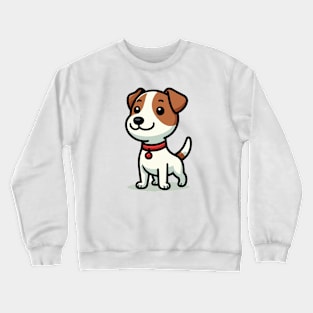 Adorable Jack Russell Terrier Crewneck Sweatshirt